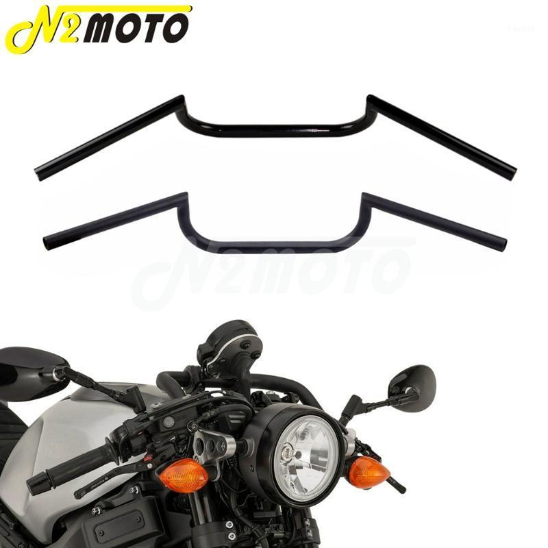 

Matte Black 7/8" or 1" Classic Clubman Drop Bar 22mm 25mm Pullback Handlebar Universal For Cafe Racer Cruiser Bobber Chopper1