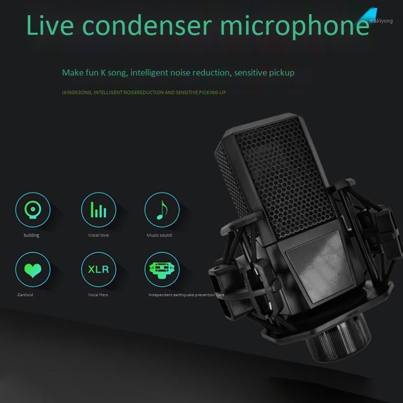 

Computer Microphone Sound Card K Song Phone Dedicated Live Broadcast Equipment Computer Diaphragm Condenser Microphone1
