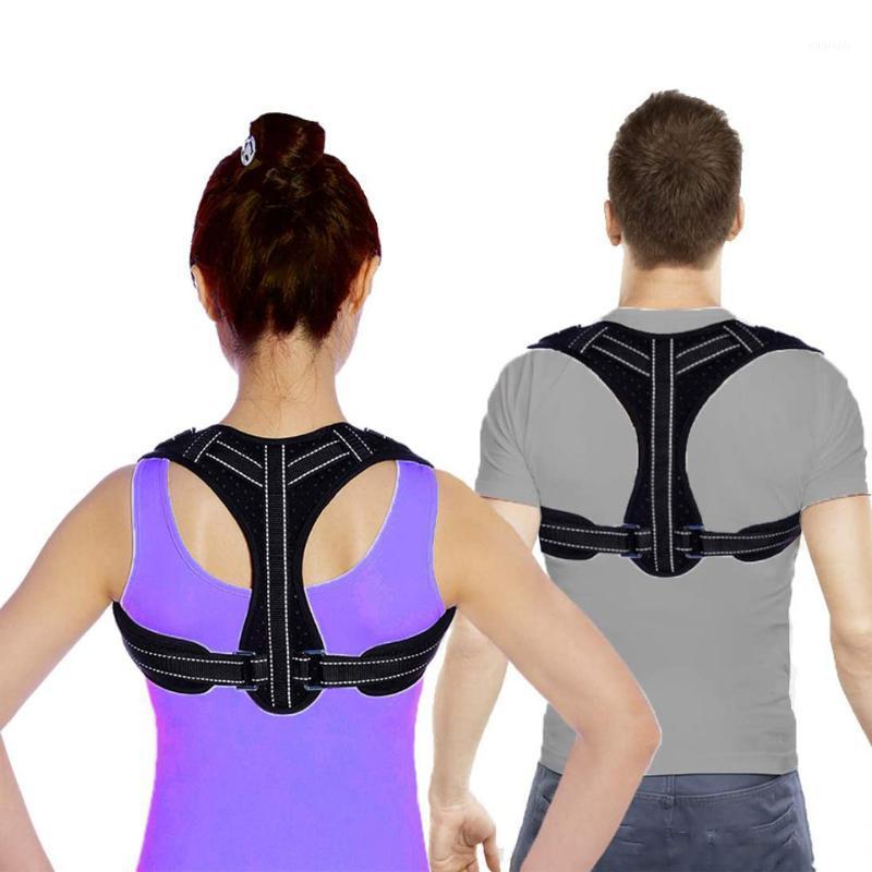 

Adjustable Back Posture Corrector Clavicle Spine Shoulder Support Belt Pain Relief Correction For Adult1, Hb-3107