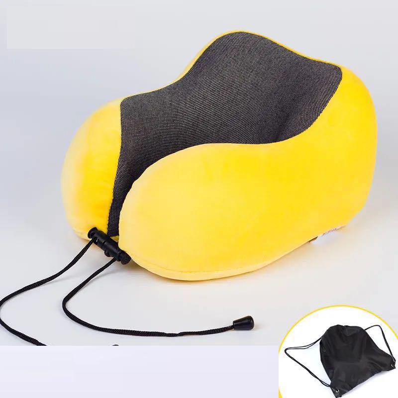 

U Shaped Memory Foam Neck Pillows Soft Healthcare Bedding Slow Rebound Travel Pillow Solid Neck Cervical Massage Lunch break