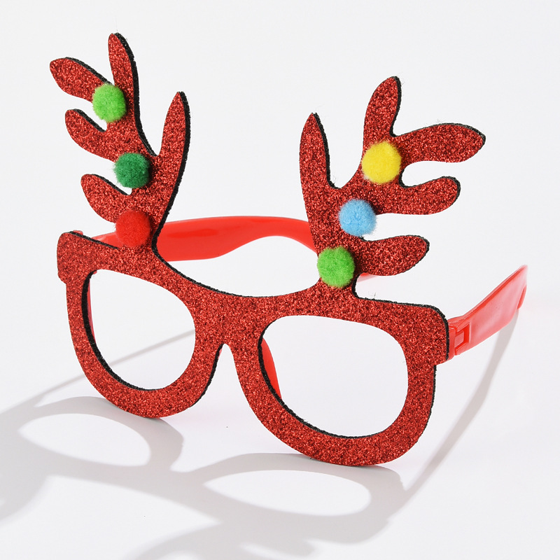 

Sunglasses Christmas glasses antler Snowman Snowflake Christmas tree santa claus glasses Festival Party modeling dressing glasses SDC01