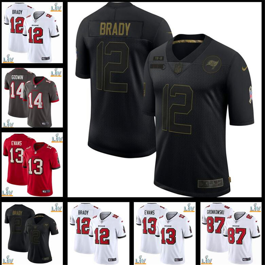 

Tom Brady Mike Evans Jersey Rob Gronkowski Chris Godwin SuperBowlLV 55 Bound Game Athletic American Football Jerseys Devin White new 4xl, As photo color style