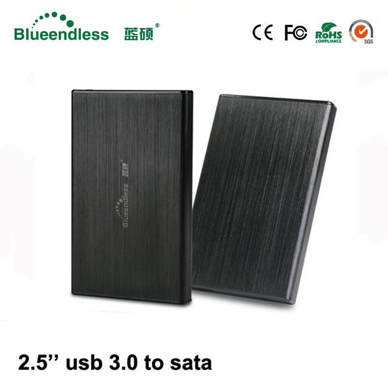 

2.5 hard disk hdd enclosure for laptop notebook aluminum hdd box 2.5 sata usb 3.0 ssd case with external hard drive 1TB1