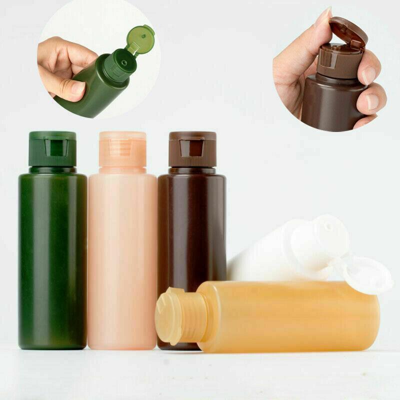 

5pcs/lots 50ml/100ml Empty Plastic PE Soft tube Flip Lotion Bottles Squeeze Cosmetic Sample Containers Travel Liquid Fill Vials1