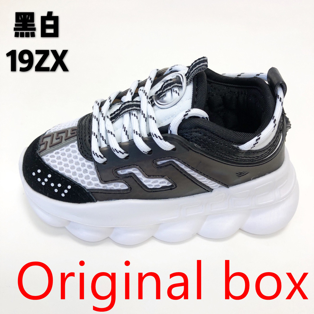 

With box Luxury Designer Childrens Sneaker Mix Kids Girls Fashion Multi Color Rubber Suede White Floral Plaid Leopard Baby Boy Outdoor Shoes, Pink;yellow