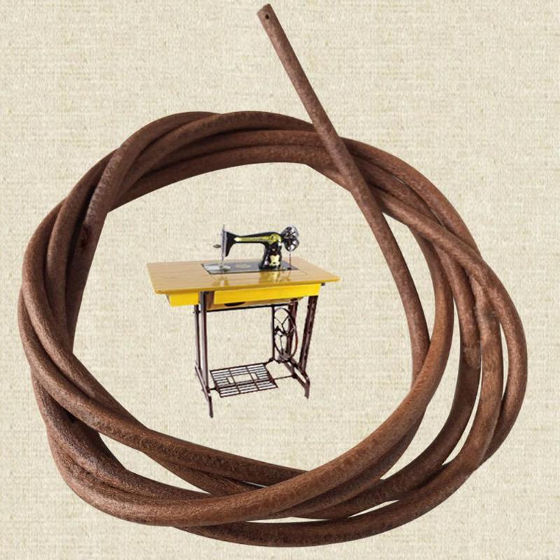 

Leather Belt Treadle Parts 183cm 3/16inch with Hook for Singer/Jones Sewing Machine