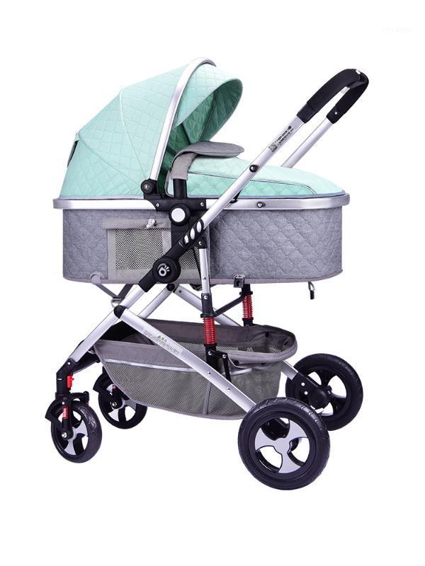 

High-view Baby Trolley Two-way stroller Four-wheeled Absorber Baby Umbrella Car1