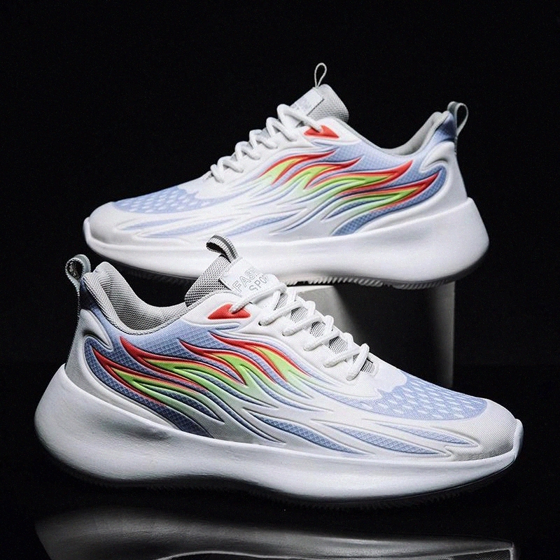 

Flame Sports Dad Men Shoes 2020 Kanye Fashion West Mesh Light Breathable Men Casual Shoes Sneakers Zapatos Hombre#700 #6C5B