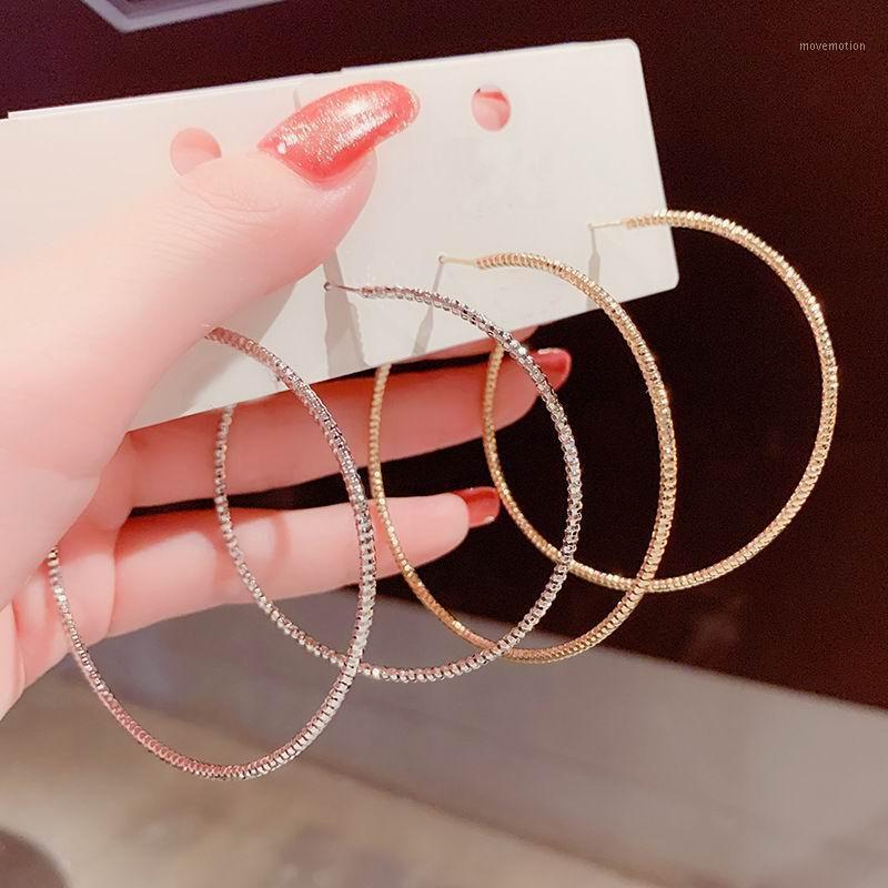 

5.6cm Hoop Earrings 2020 New Design Big Round Circle Earings Jewelry Wholesale1