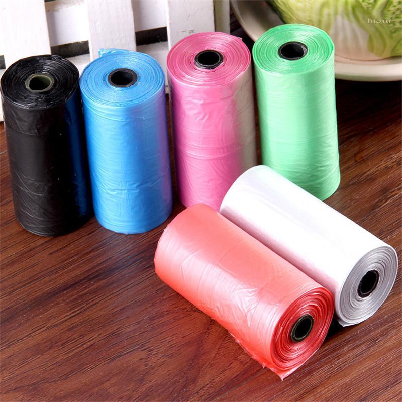 

20pcs/roll Colorful Pet Dog Cat Poop Bags Waste Pick Up Clean Bag Refill Universal Eco-Friendly Carriers Bag1