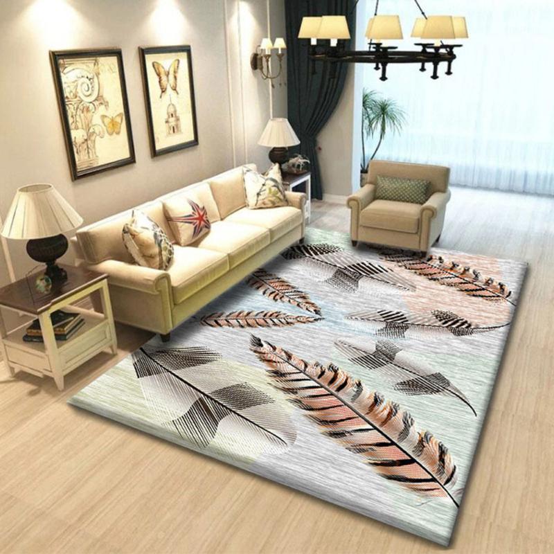 

New Modern Geometric Wood Floor Carpet Rug For Living Room Non-slip Washable Carpet For Prayer Commercial Bathroom Or Crawl1, 10