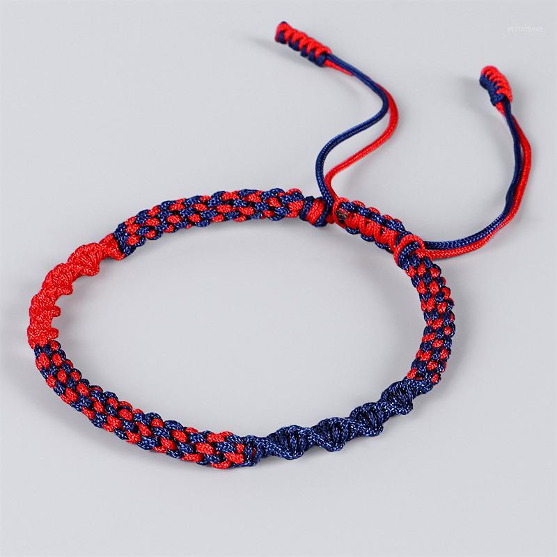 

Fehame Bohemia Women Jewelry Red Black Color Wax Bracelet Wild Braided Rope Knot Bracelet Lady Gifts1