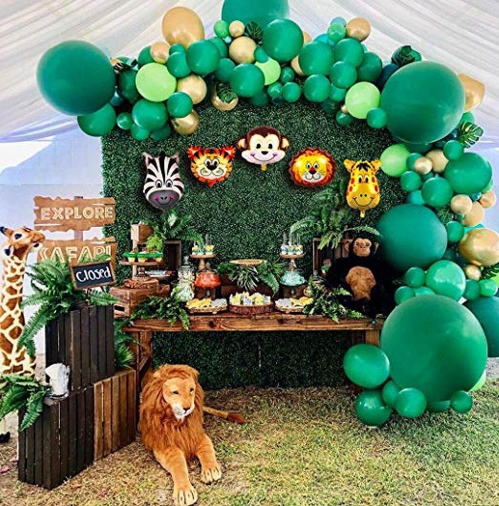

106pcs Animal Balloons Garland Kit Jungle Safari Theme Party Supplies Favors Kids Boys Birthday Party Baby Shower Decorations