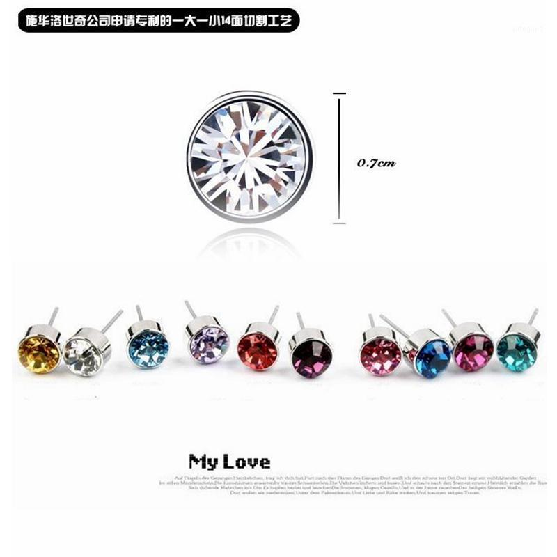 

Stud Labekaka Crystal Fashion Small Sample Earring Casual Neutral Jewellery Embellished With From Accessories1