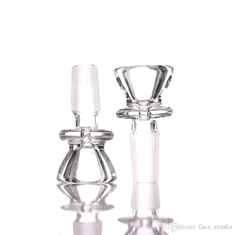 

Hookah 14mm bowl glass male bowls with 4 colors wholesale smoking tobacco tool