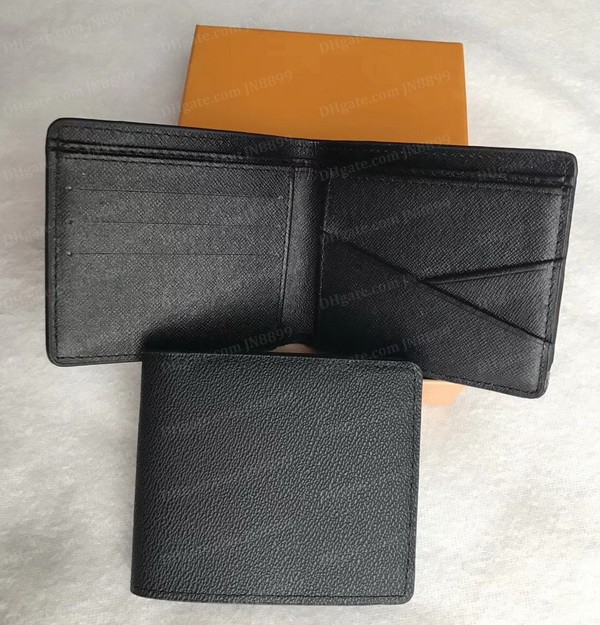 

Top Quality Men Women Wallets Leather Wallet Fashion Man Purse Multi-card Open Card Holders Purses With Box, Red sp
