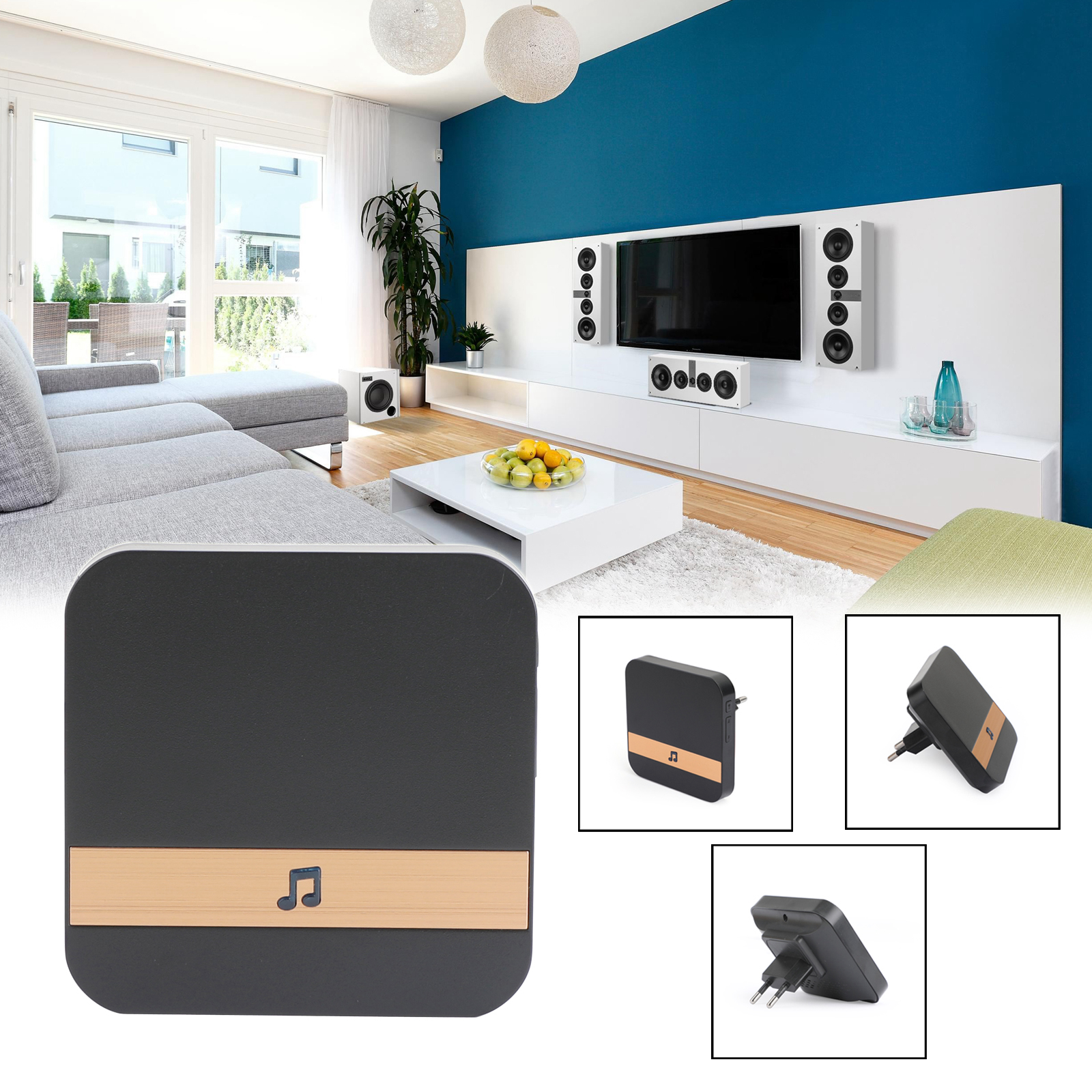 

Home Smart Wireless Phone Door Bell Camera Wifi intelligent Video Intercom Ring Doorbell