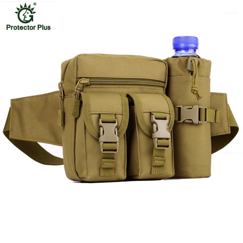 

Belt Water Bottle Waist Bag Shoulder Bag Waterproof Gear Multi-function Camouflage Free Shipping Z371, Black