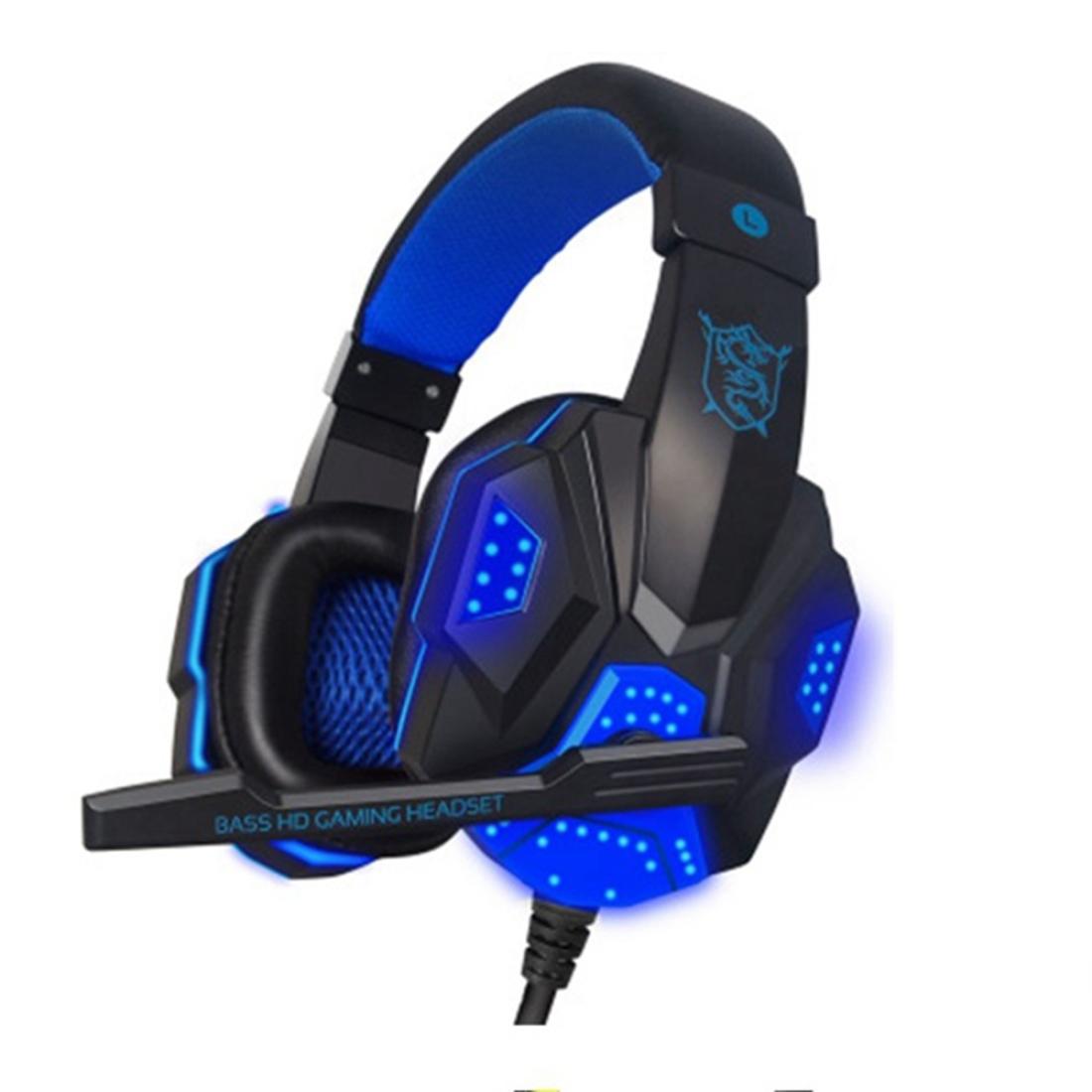 

PLEXTONE PC780 Over-Ear Gaming Earphone Subwoofer Stereo Bass Headband Headset with Microphone USB LED Light