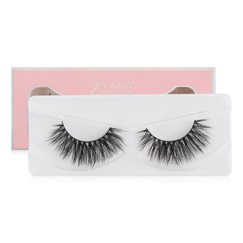 

1 Pair 3D Mink Lashes Fake Eyelashes Make up Wispy Volumn Crisscross False Eyelash Handmade Eye Lashes Fashion Women Makeup Tool