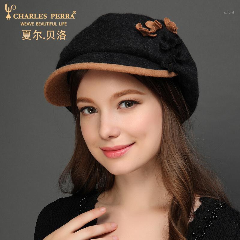 

Hats Women Autumn Winter Thermal Wool Hat Thicken Ear Protection Casual Female Berets Fashion Hats Headwear 72201, Blue