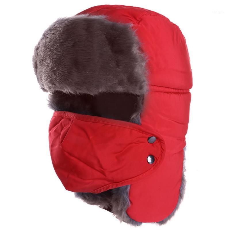 

Dihope New Winter Balaclava Earflap Bomber Hats Caps Scarf Men Women Russian Trapper Hat Trooper Earflap Snow Ski Hat Cap Scarve1