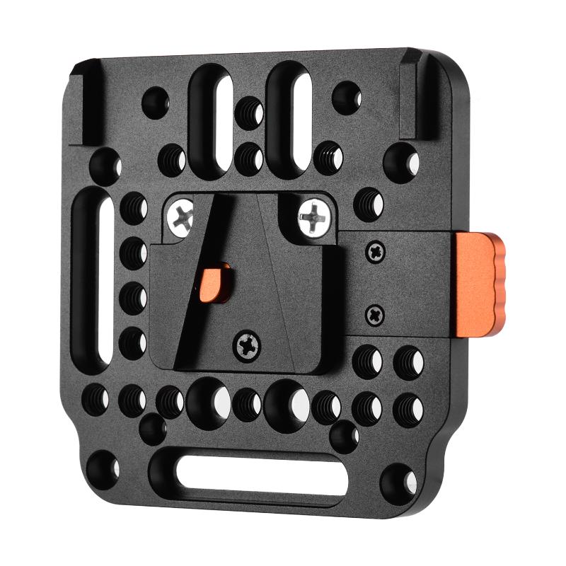 

Photography V-Lock Quick Release Plate M3 M4 Countersink 1/4Inch Thread For Mini/DJI Ronin M/MX/ FS7/FS5 for V-Mount Battery