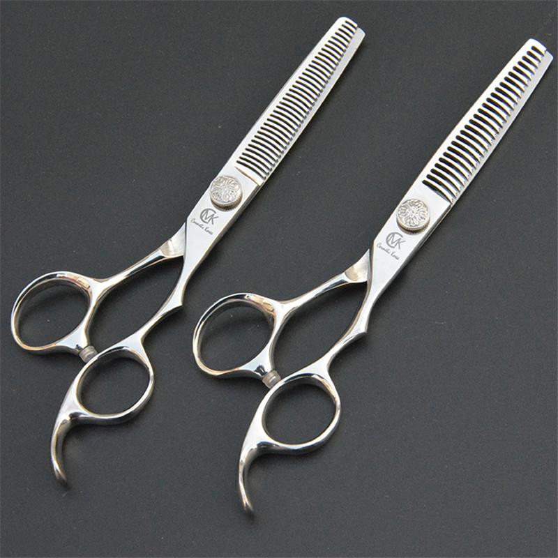 

Golden Bird 6 inch Sliver 4 Styles Teeth Japan 440c for Thin Out Hair Scissors Professional Hairdressing Salons
