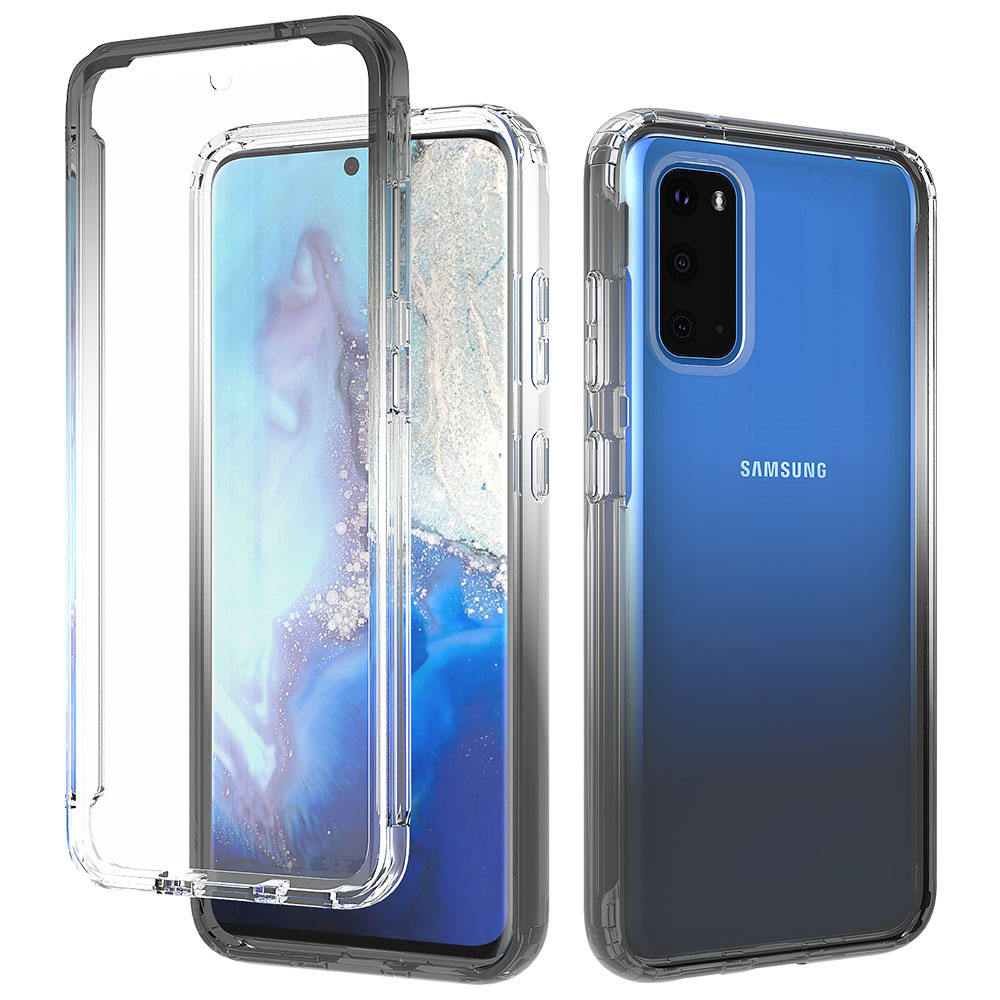 Ultra thin high transparent tpu pc hybrid color changing bumper case for samsung galaxy s20 plus ultra note 10 plus-image-599145270