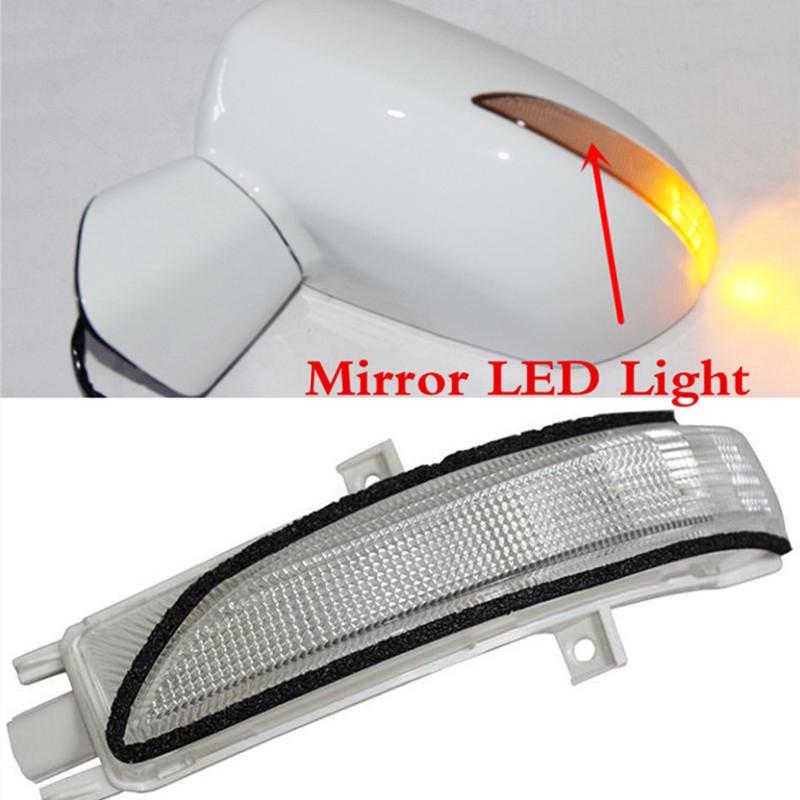 

CAPQX Right & Left Rearview Mirror LED Turn Signal Warning 34350-SAA-013 For FIT JAZZ FIT SALOON CITY 2003-2008 GD1 GD3 GD8, As pic