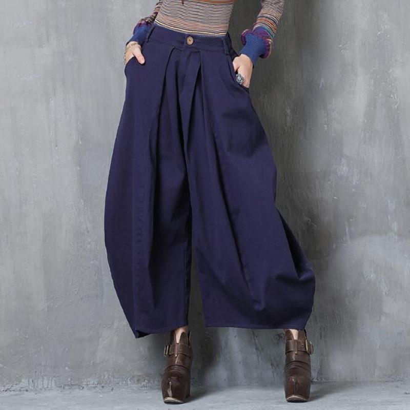 

Fashion New women jeans,Vintage jeans wide leg pants casual denim pants jeans femme Free shipping LH2212, Blue
