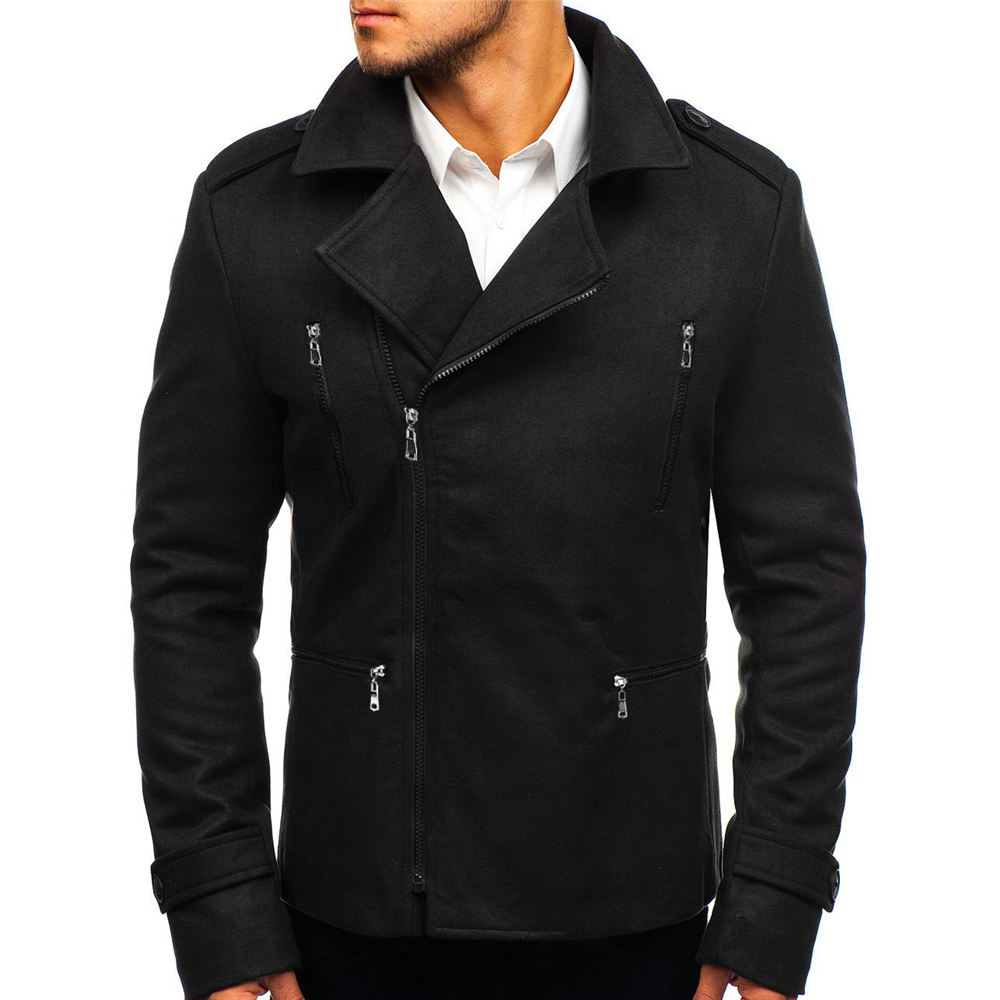 

Autumn Winter New Man Fashion Fine Street Authentic Windproof Jacket Wxye, Navy