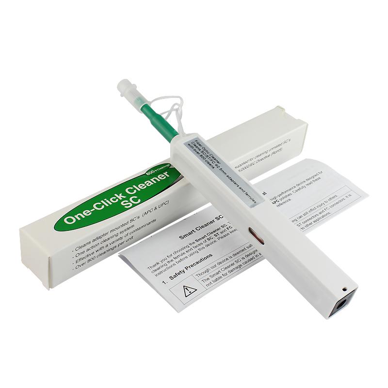 

Free shipping Pen type fiber Optic cleaner 2.5mm One-Click fiber optic adapter cleaner connector FC SC ST