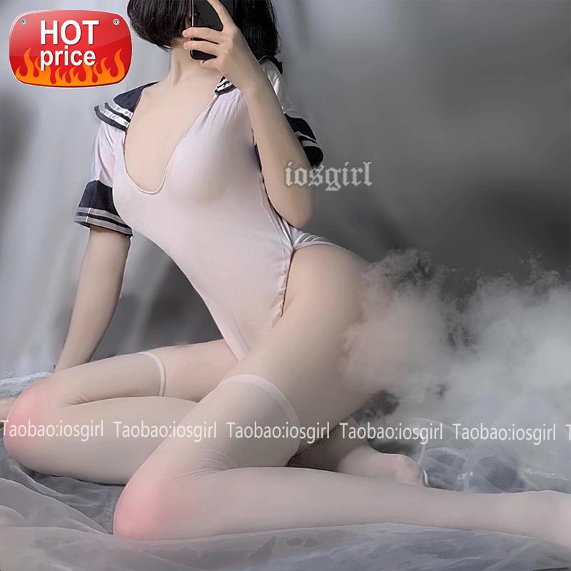 

Sexy Women Anime Lingerie Babydoll Swimsuit Set Cute Lolita Underwear Cartoon Cosplay Student Porno Costume Maid Girl Outfit #mG90, Black;white