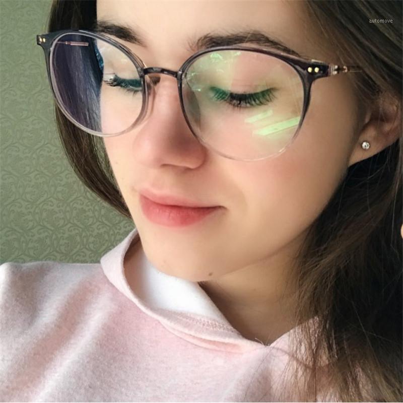 

Vazrobe Ladies Eyeglasses Frame Women Oval Unisex Glasses Female Transparent Clear Fashion Eyewear for Optic Spectacles Myopia1