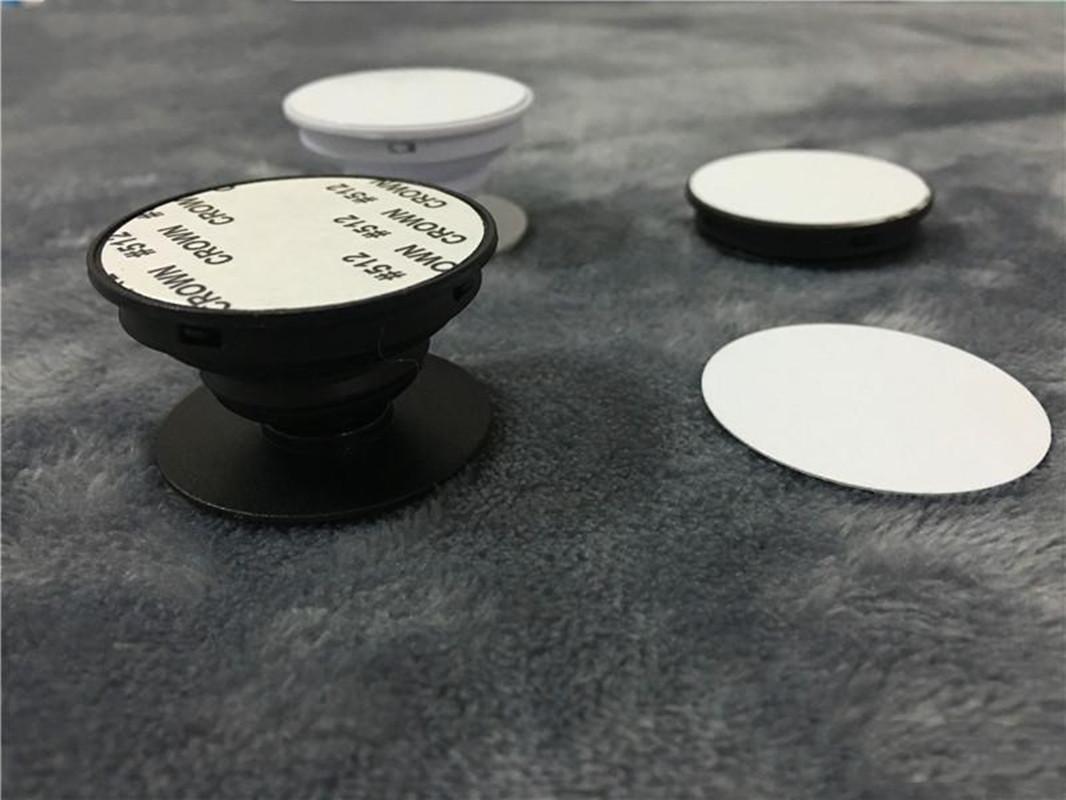 

2020 Sublimation Blank mobile Phone Plastic Stand With Metal insert heat trasnfer printing Sublimation Holder Stand mounts Without Hook Grip, White