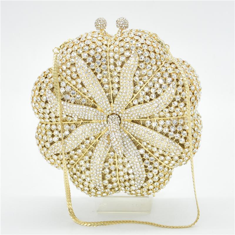 

New Women Accessories Beautiful Diamonds Luxury Clutches Bridal Wedding Party Purses Small Chain Shoulder Lady Handbags Purse1, As pictures 7
