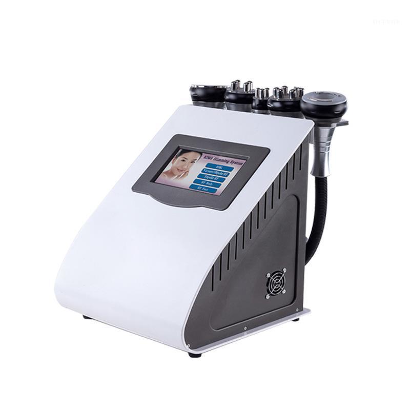 

5 in1 Ultrasonic Liposuction 40K Cavitation Vacuum Multipolar bipolor RF laser Slimming radio frequency SKIN BODY SALON MACHINE1