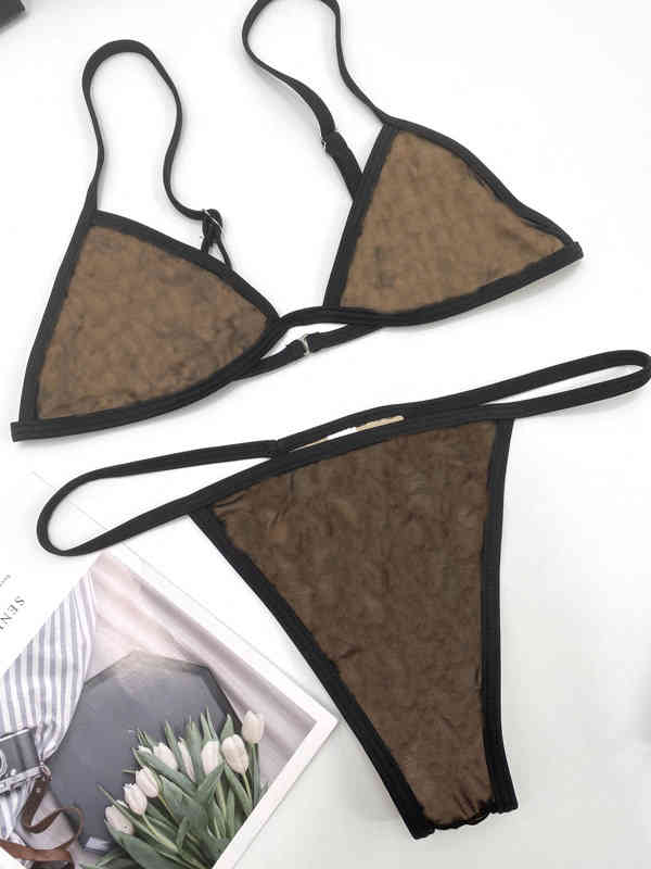 

Bras Sets Underwear Letter Women's Pattern Sexy Girl Summer Two Pieces Women Fashion Colors Wire Free YJBP, Black