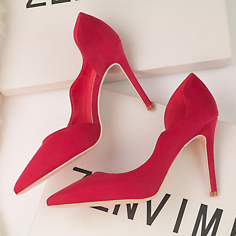 

Women Pumps Fashion High Heels Shoes Black Pink Yellow Shoes Women bridal Wedding Ladies