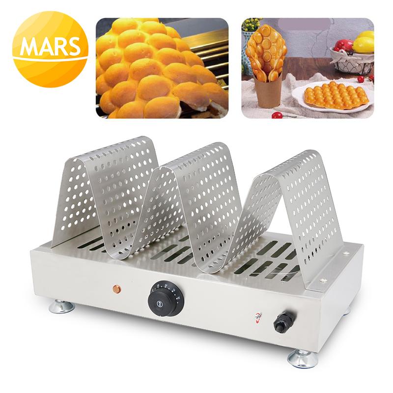 

Hongkong Egg Waffle Display Warmer Bubble Waffle Cake Warmer Electric Egg Displayer
