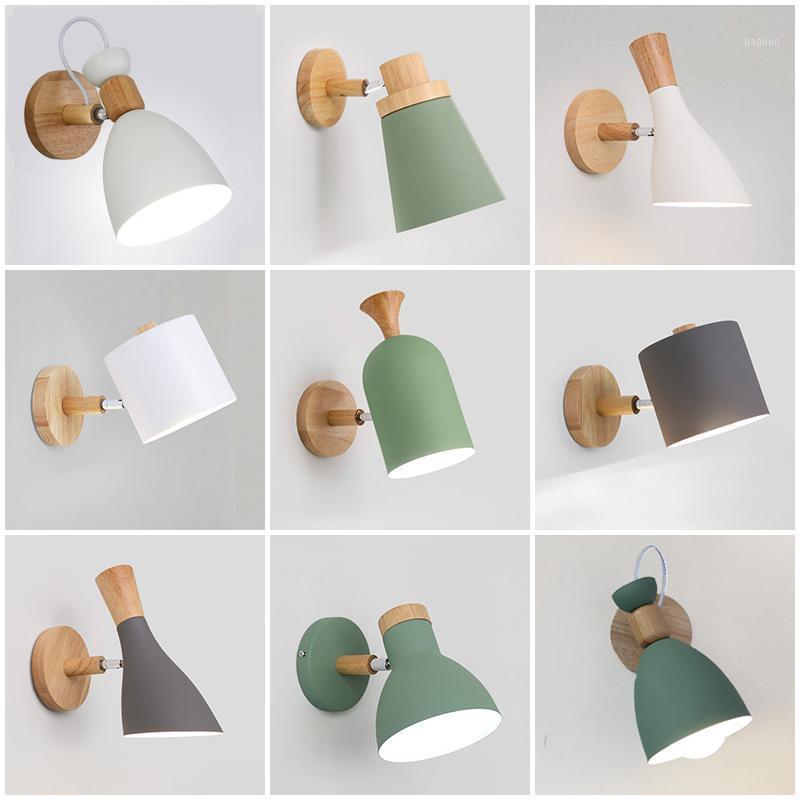 

Multiple styles wall lamps LED lights wooden Iron bedroom Bedside lamp corridor LED Indoor lighting light fixture mx41614341