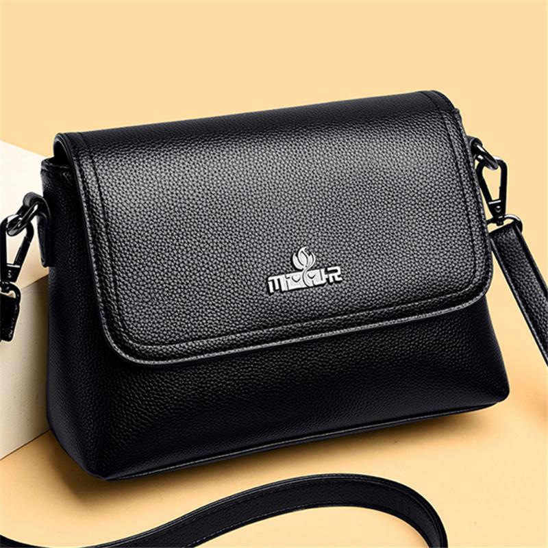

Simple Shoulder Crossbody Bags for Women 2021 New Luxury Designer Genuin Leather Handbag High Quality Solid Color Messenger Bag, Green