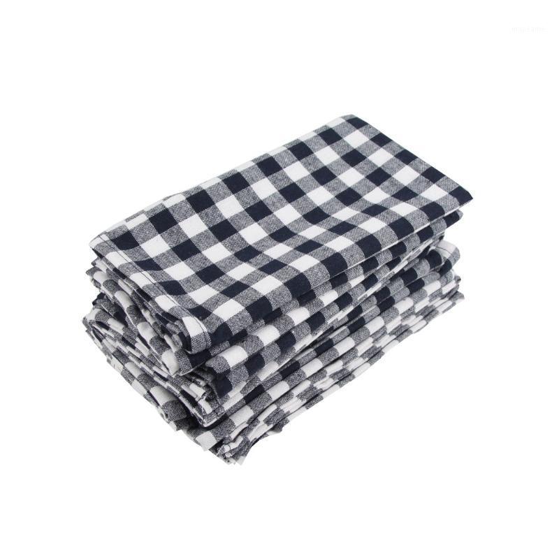 

40 x 40cm cloth Napkins Set of 12pcs cotton linen heat insulation mat dining table mat Soft children table Napkins1