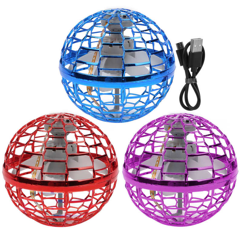 

Flynova Pro Flying Ball Mini Helicopter UFO Spinner RGB Lights Aircraft Hand Induction Operated Dron Gift Adults Toys for Kids