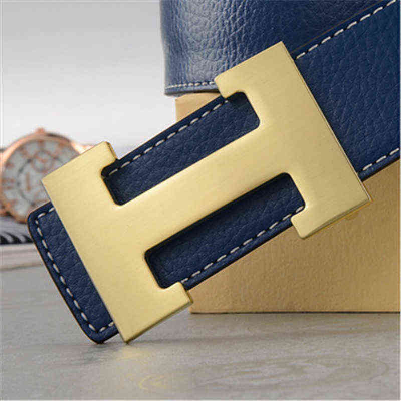 Men 2022 Belts Genuine Leather Lettern H Buckle Belts for Men Business Strap Women belts for jeans X220216 S260919P2WR