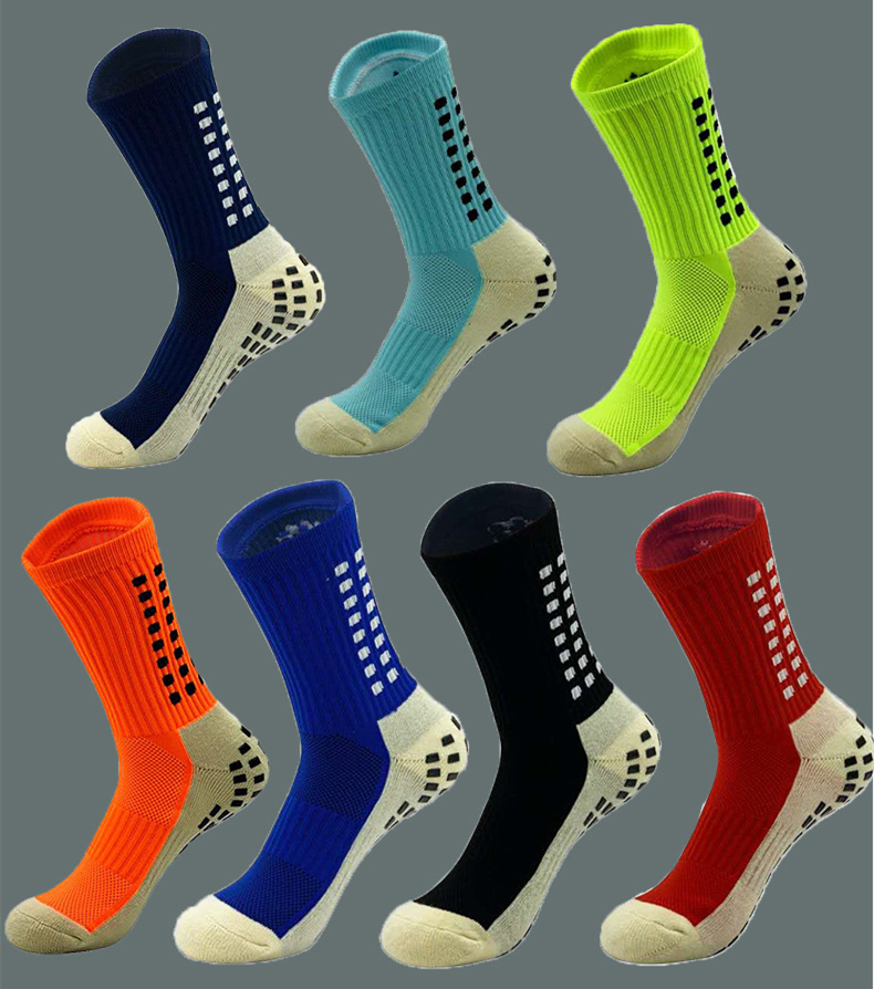 

Soccer Sock Sports Grip Sock Anti Non Skid Basketball Dispensing Anti Slip Cotton Soccer Socks Unisex Sports Socks, Black