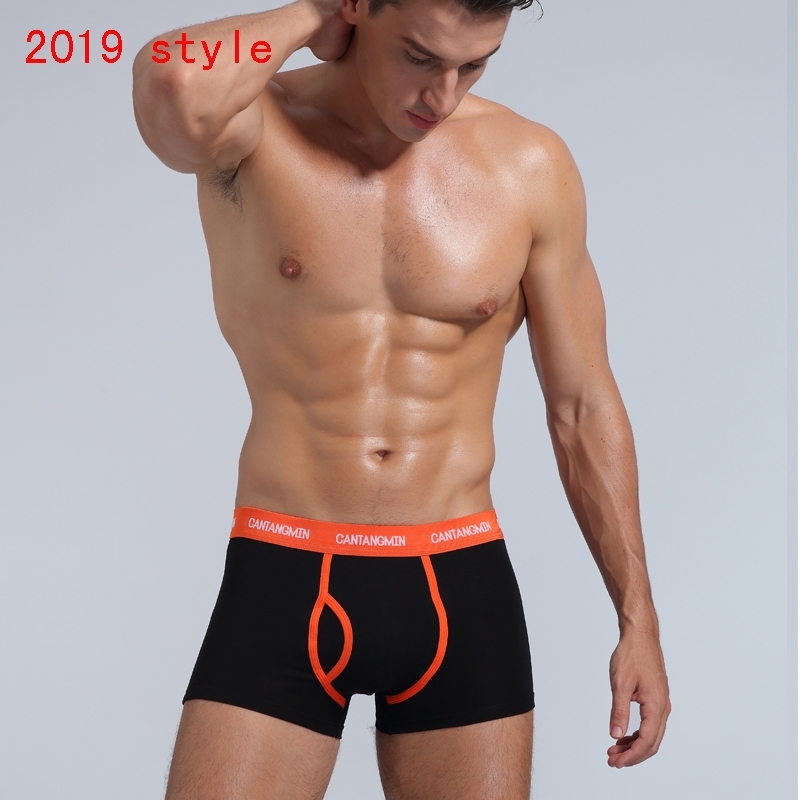 

CANTANGMIN Male cotton boxers comfortable breathable men's panties underwear trunk brand shorts man boxer 365 Y200414, Group 20