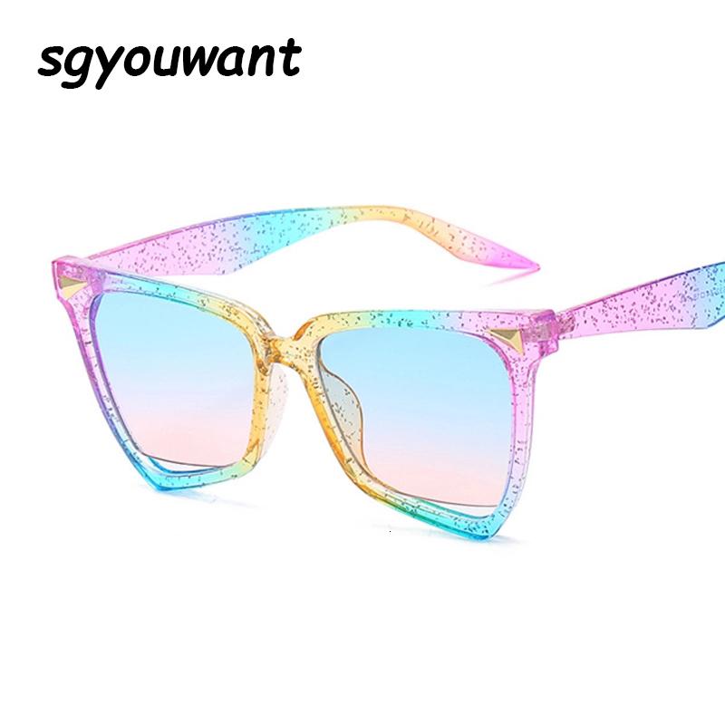 

Sunglasses Sgyouwant Fashion Cat Eye Leopard Women Designer Vintage Sun Glasses Female Gafas De Sol Uv400