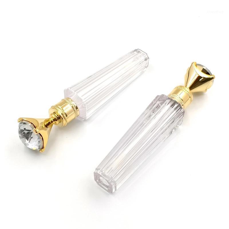 

Storage Bottles & Jars Wholesale Luxury Diamond Lip Gloss Tubes Empty Tube Bottle Packaging Containers Refillable Lipgloss